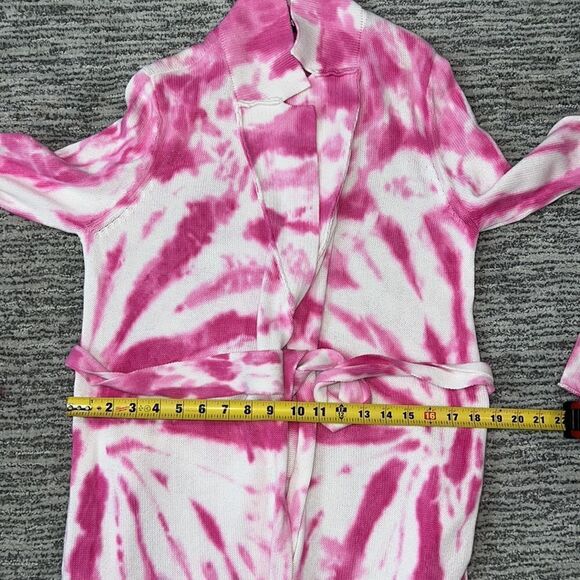 Ser.O.Ya Gloria Cardigan Dress in White Pink Swirl TieDye Revolve Small - Picture 11 of 16